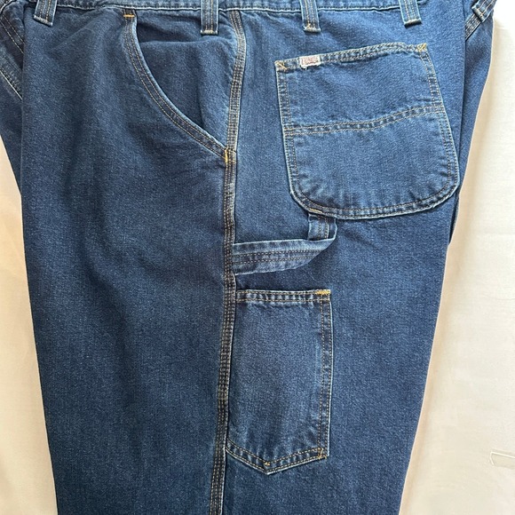 Big Mac Workwear Denim Carpenter Jeans Mens 46x36 Denim Outdoors Construction - Picture 8 of 8